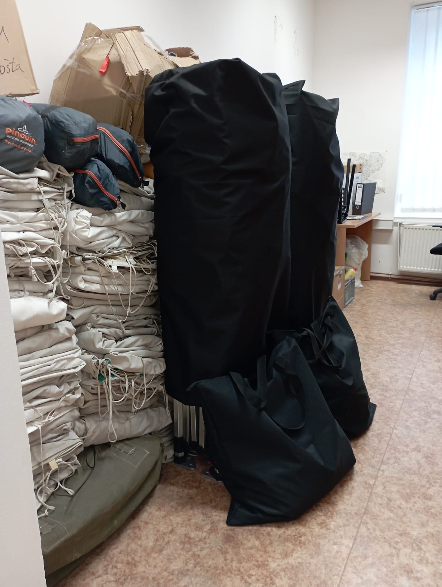 Skupina získala nové stany