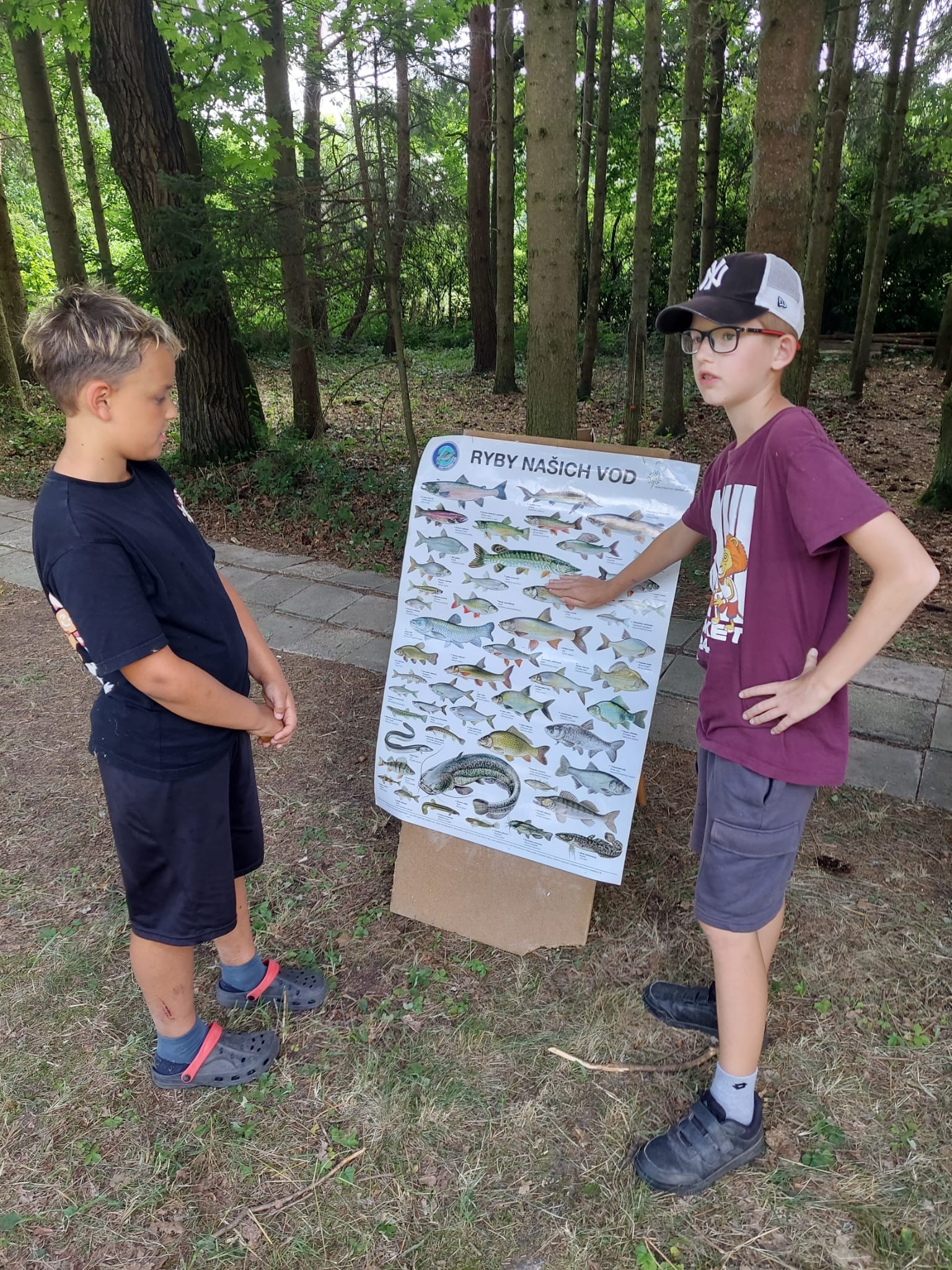 Akce s rybáři na táboře 2025